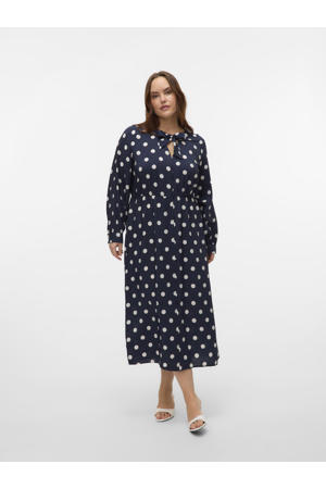 blousejurk donkerblauw