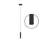 EGLO Almudaina Hanglamp - LED - Ø 4 cm - Zwart - Dimbaar - Staal