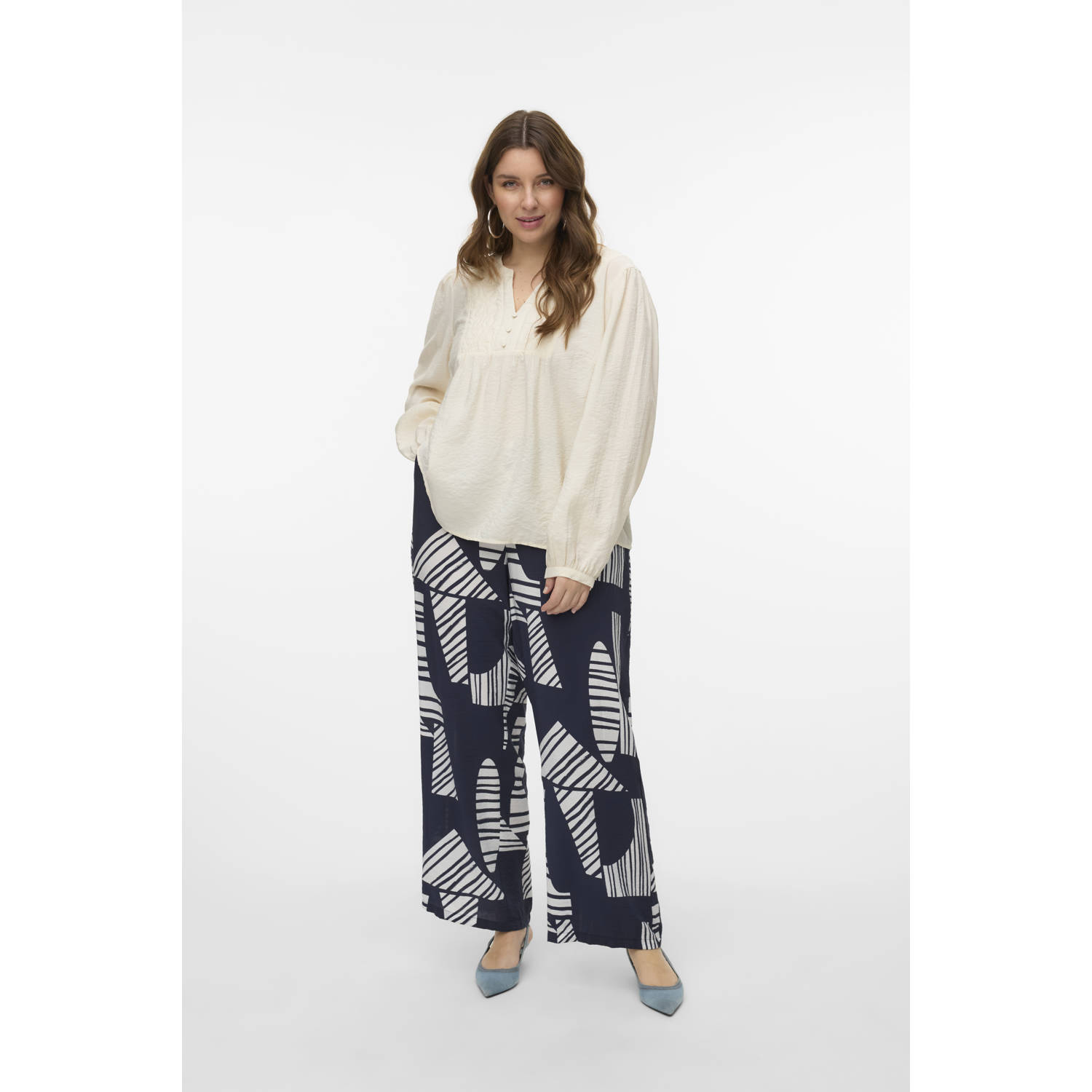 VERO MODA CURVE blousetop ecru
