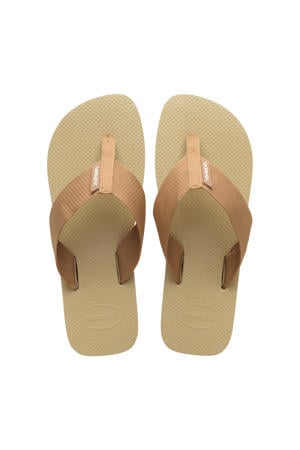 Urban Basic Material teenslippers zand