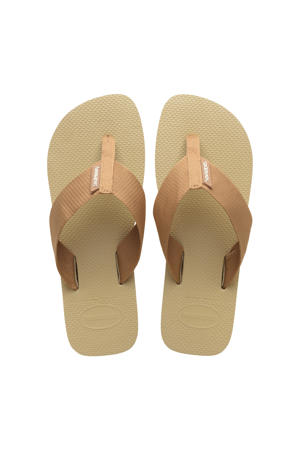 Urban Basic Material teenslippers zand