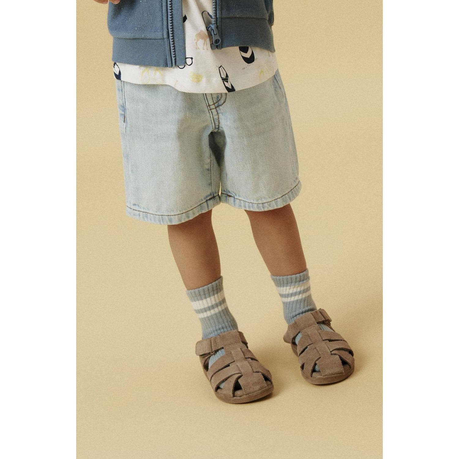 NAME IT MINI loose denim short light blue denim