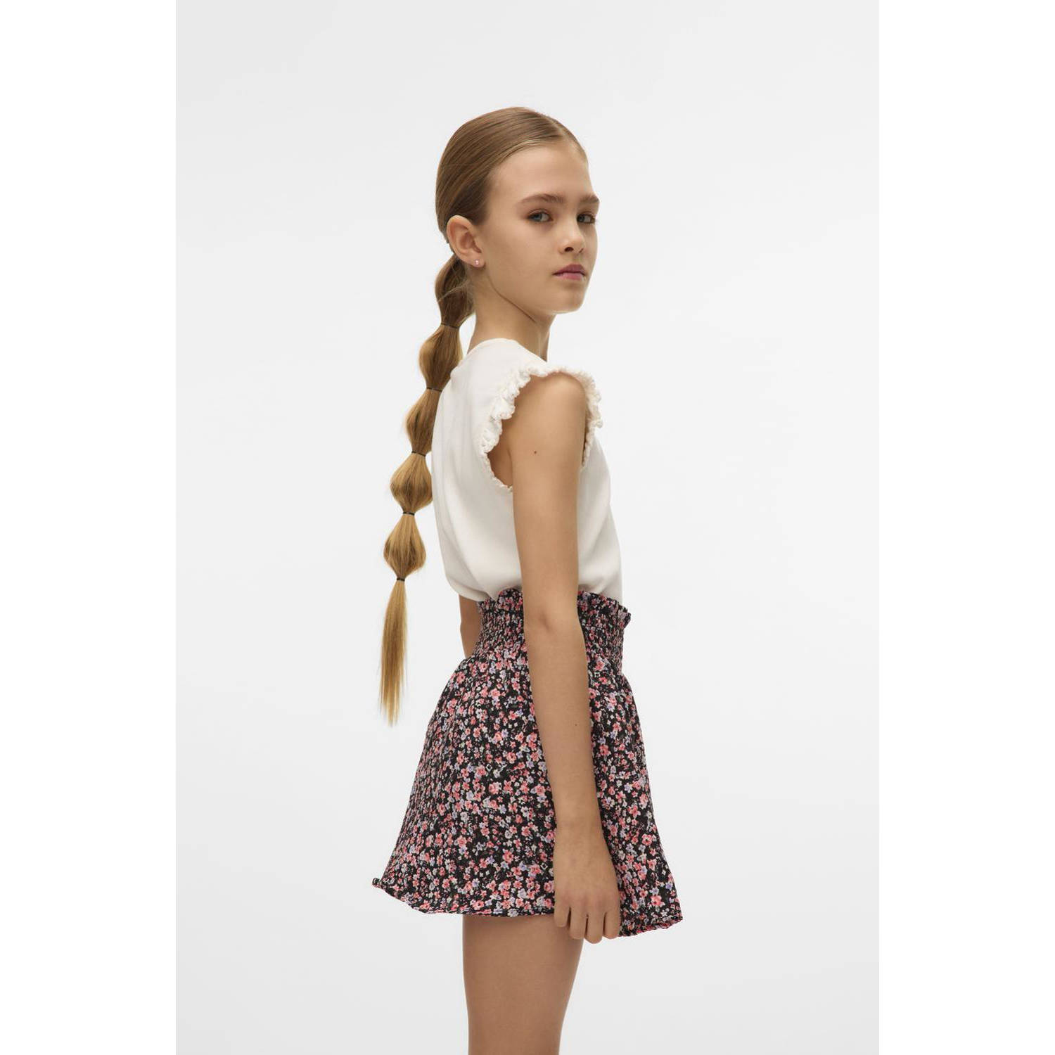 VERO MODA GIRL mouwloze top wit