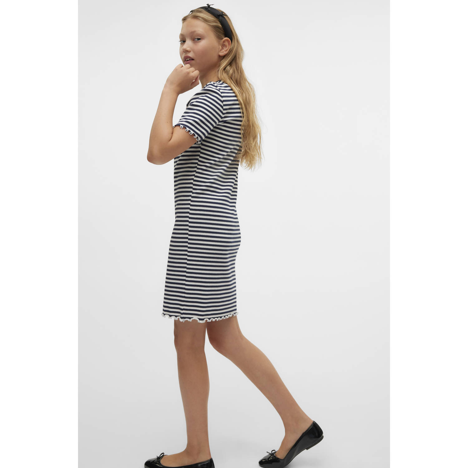 VERO MODA GIRL T-shirtjurk donkerblauw