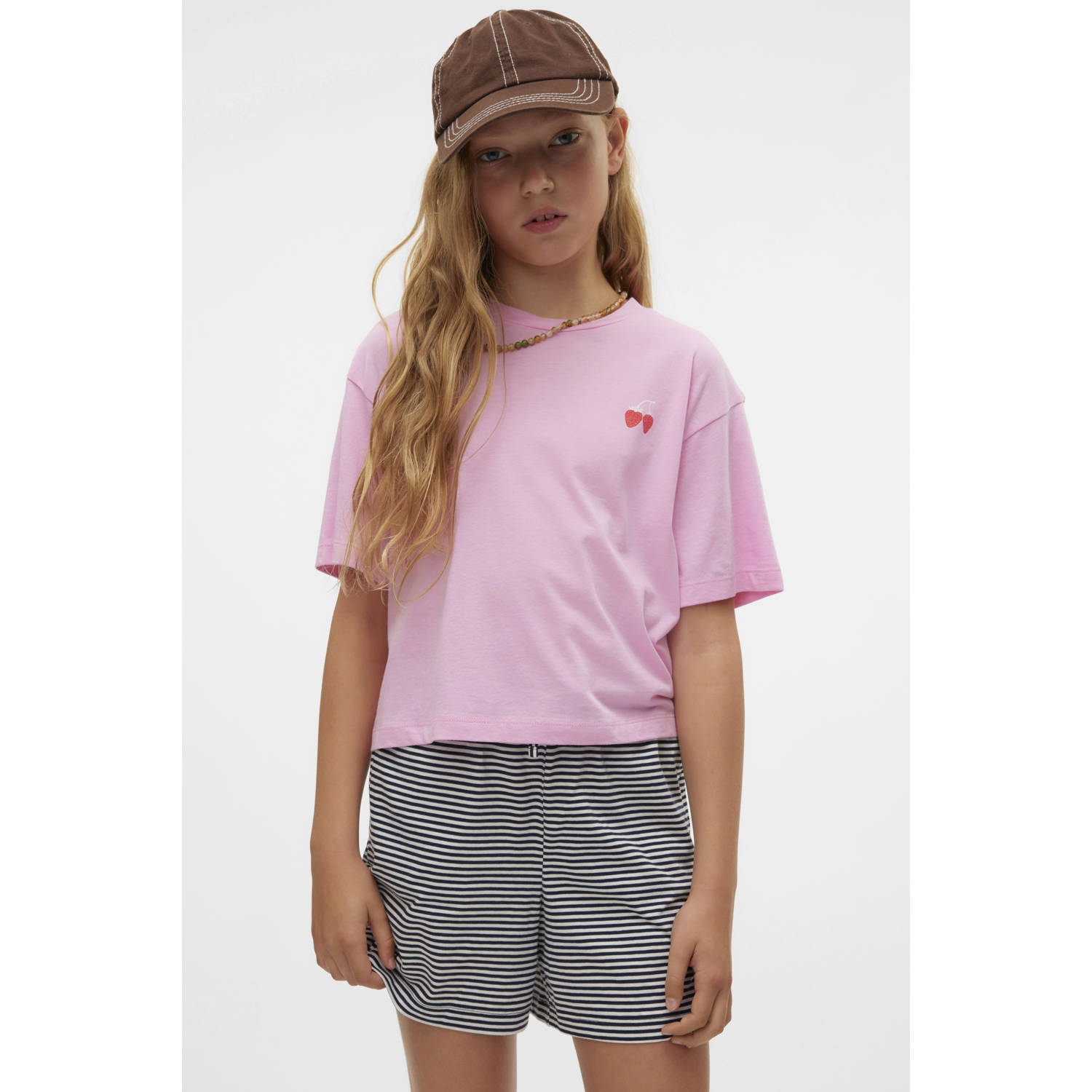 VERO MODA GIRL T-shirt roze