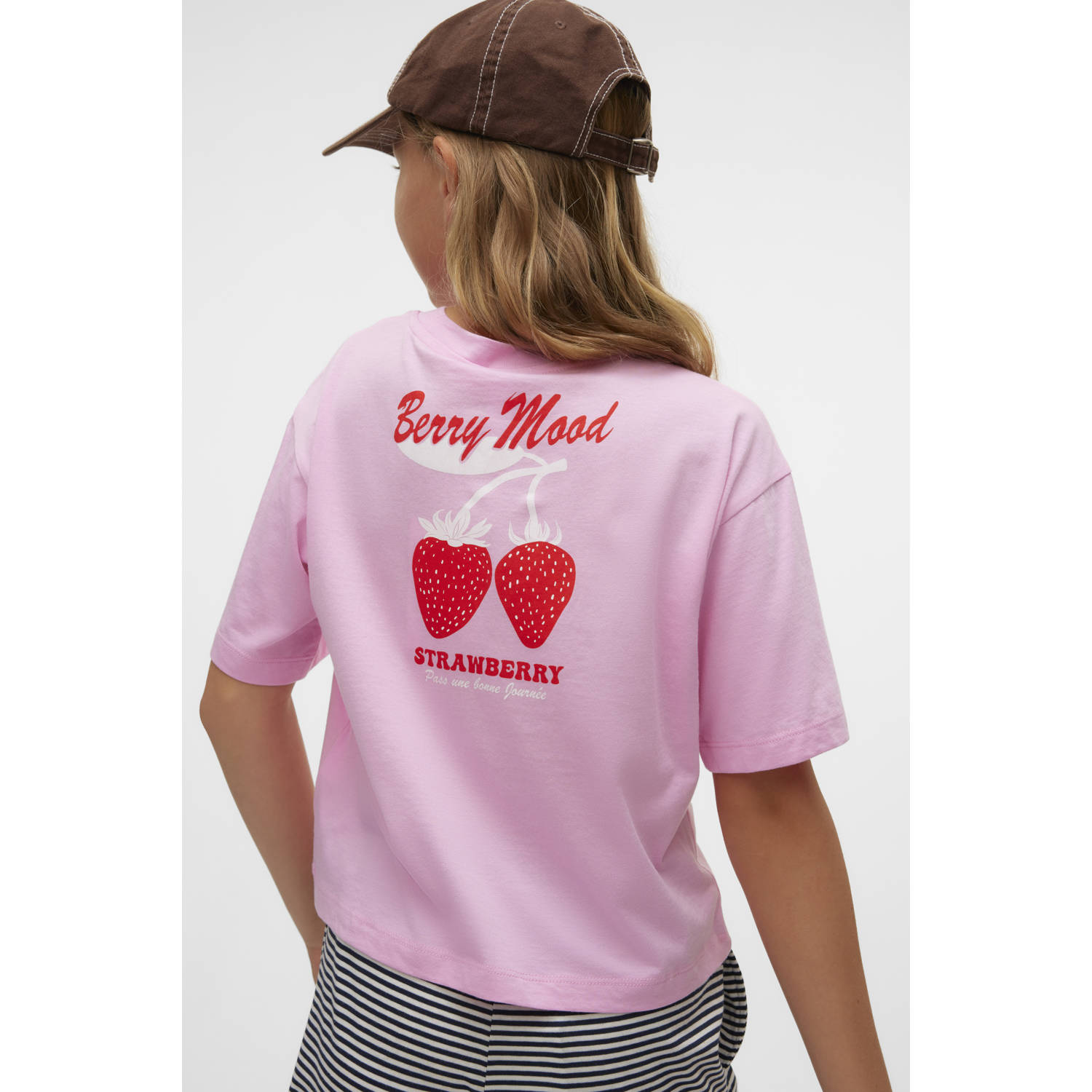 VERO MODA GIRL T-shirt roze