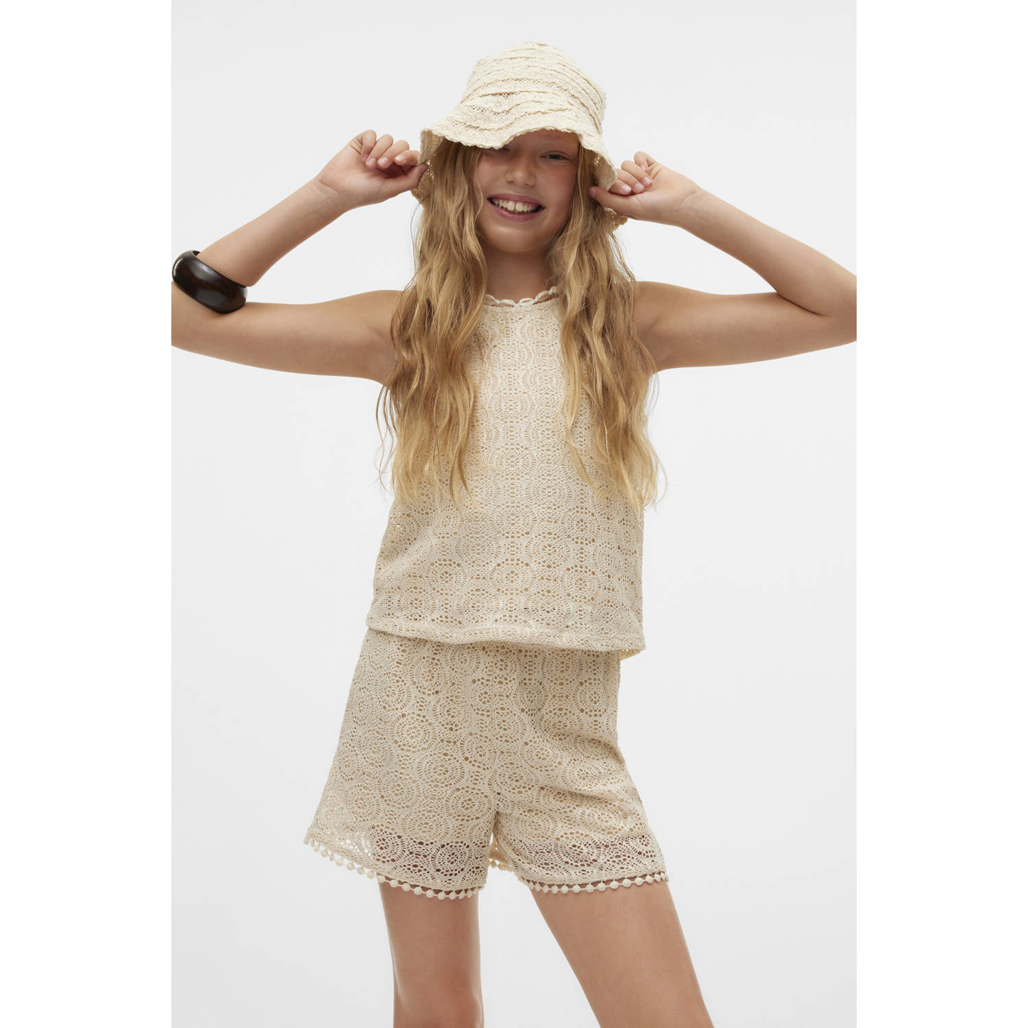 VERO MODA GIRL casual short ecru