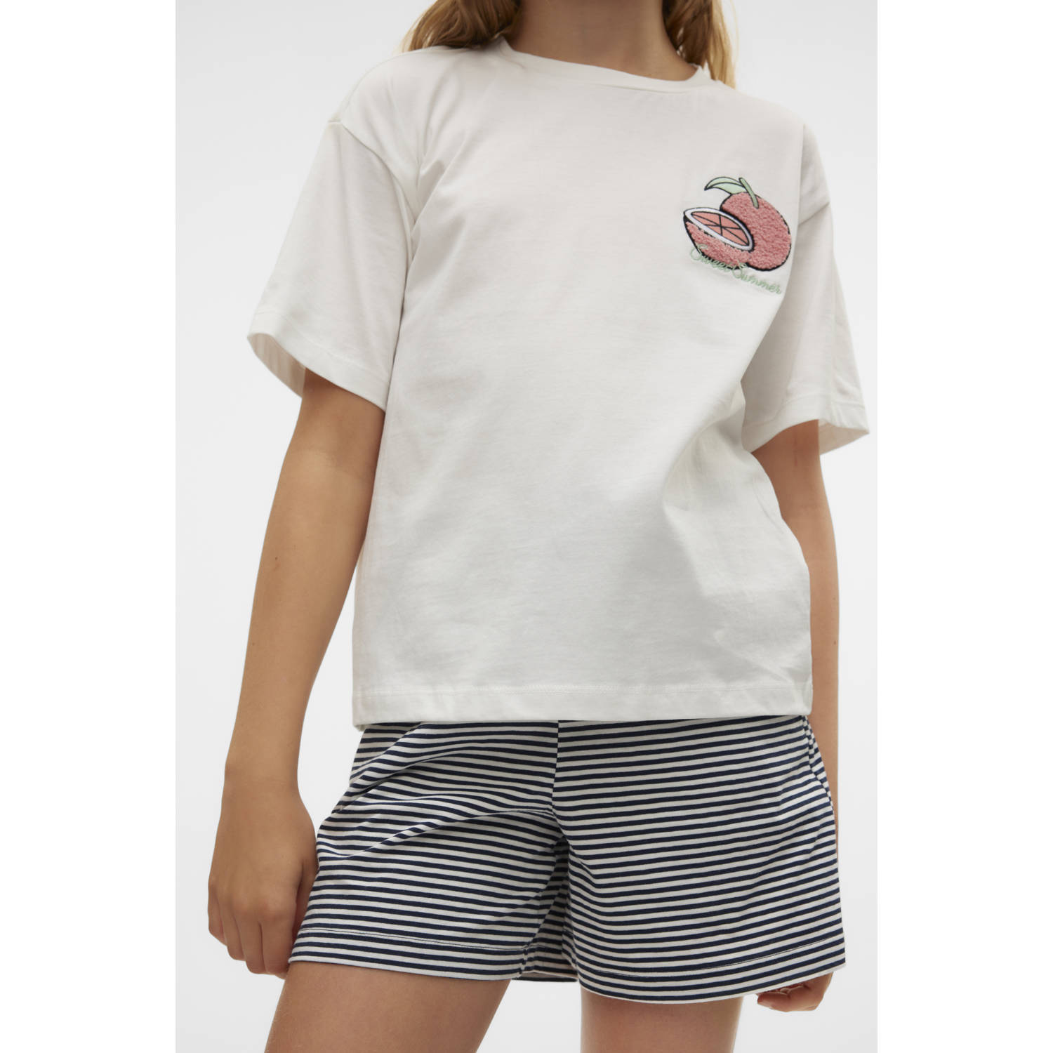VERO MODA GIRL casual short donkerblauw