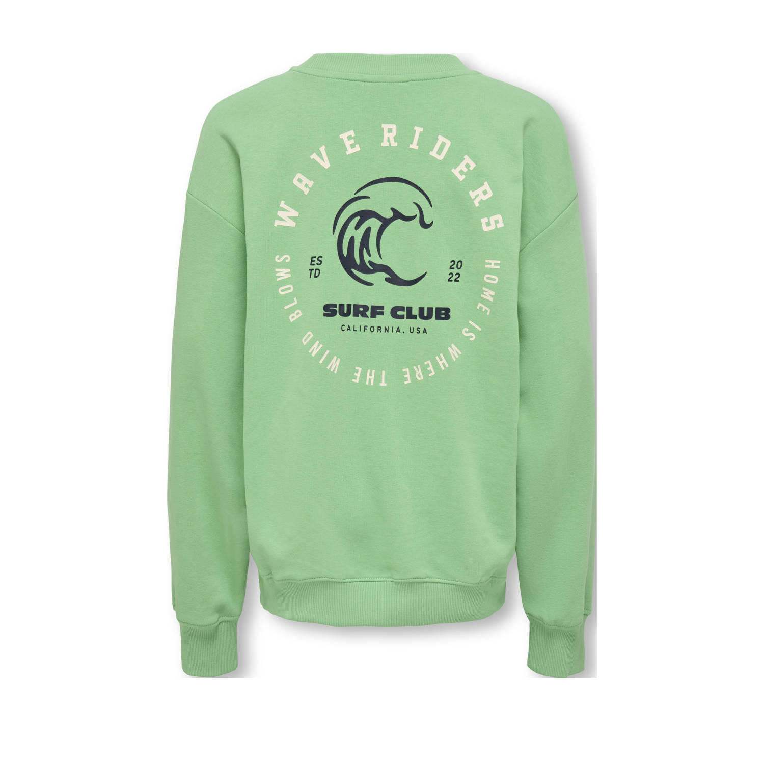 ONLY & SONS JUNIOR sweater lichtgroen