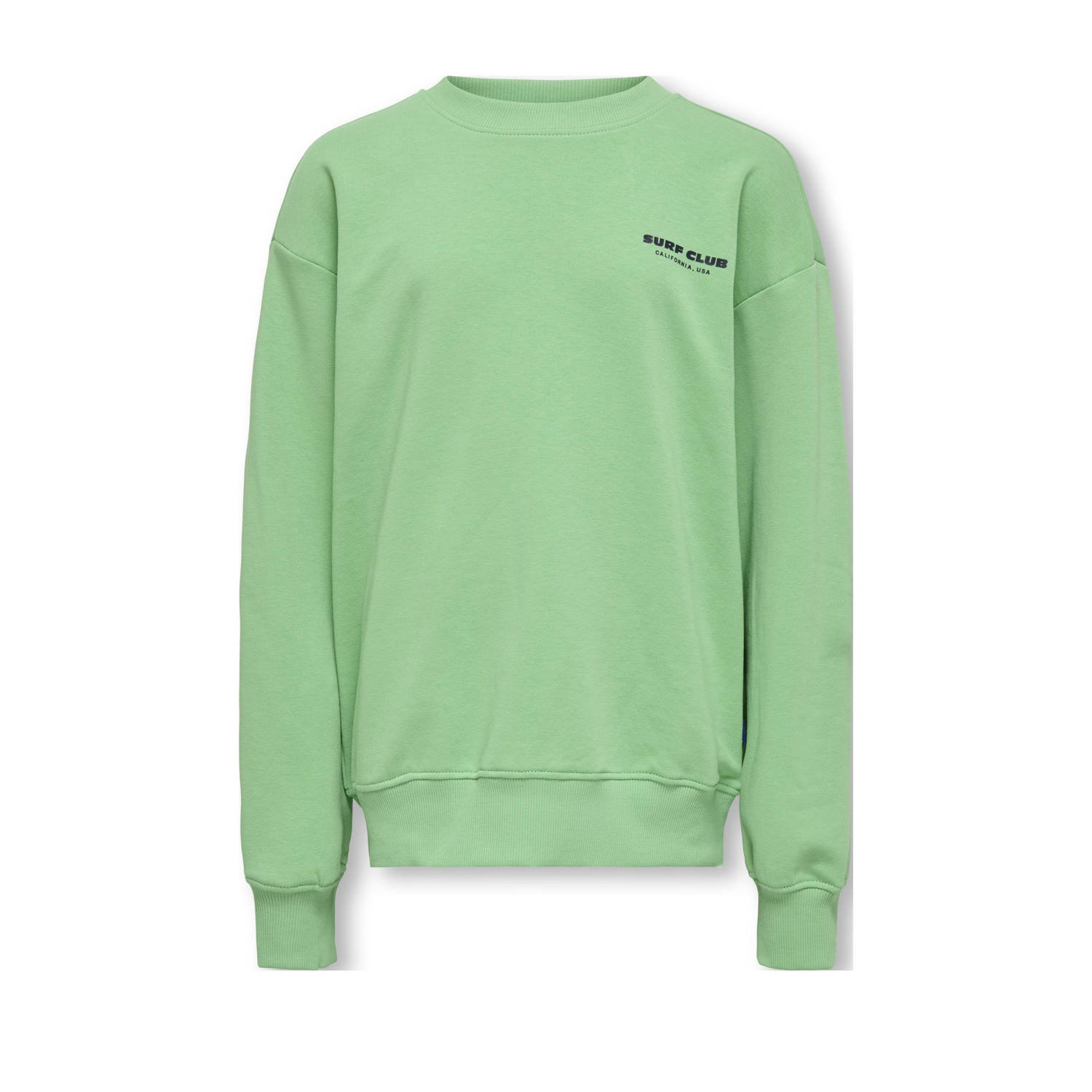 ONLY & SONS JUNIOR sweater lichtgroen