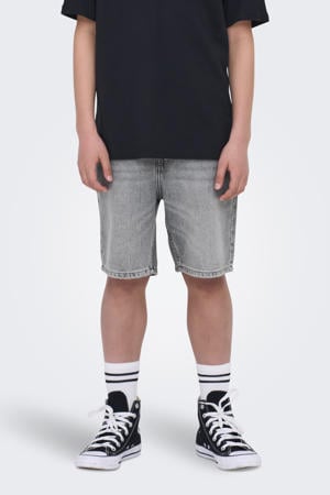 denim short grey denim