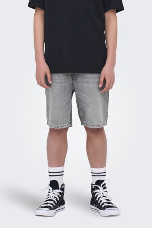 denim short grey denim