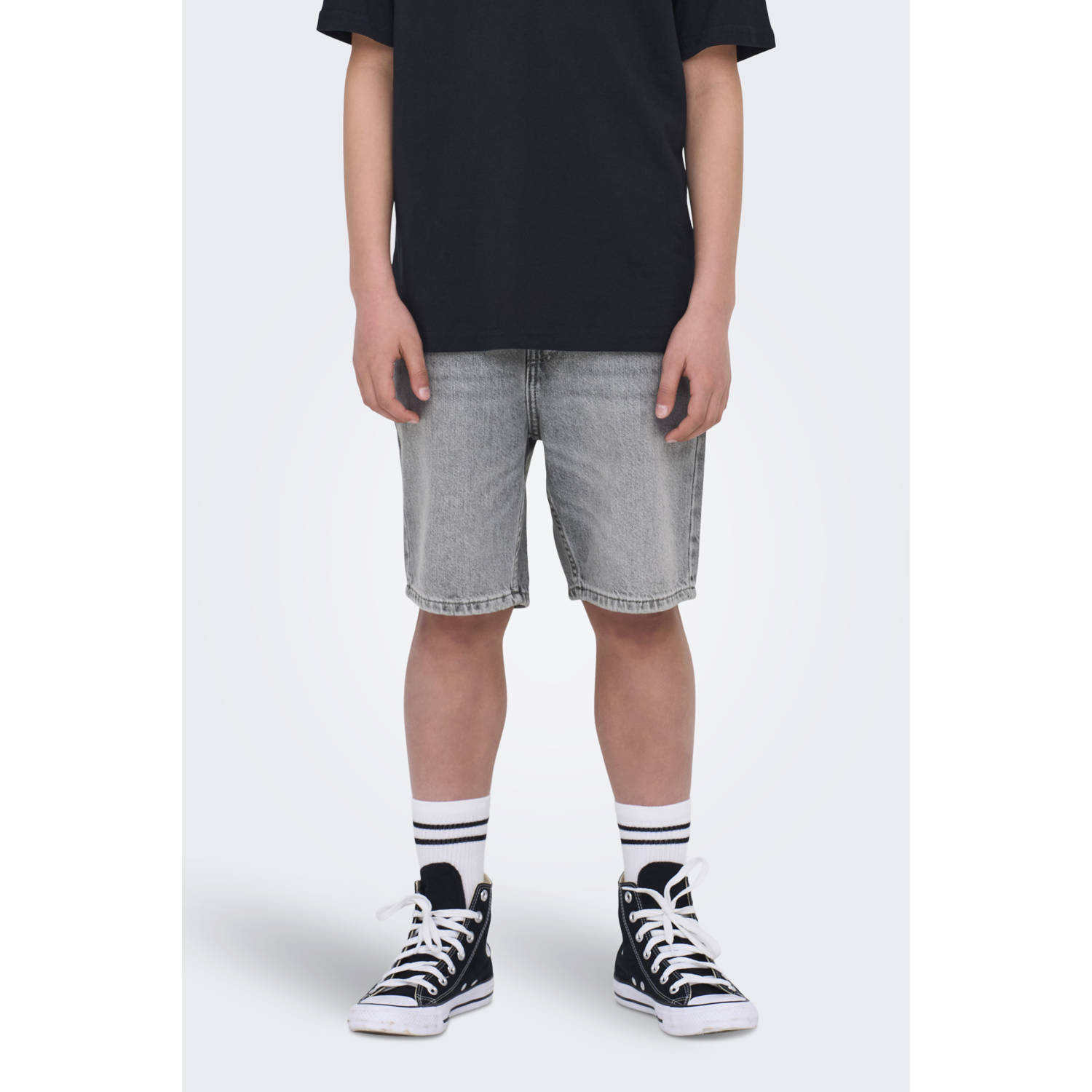 ONLY & SONS JUNIOR denim short grey denim
