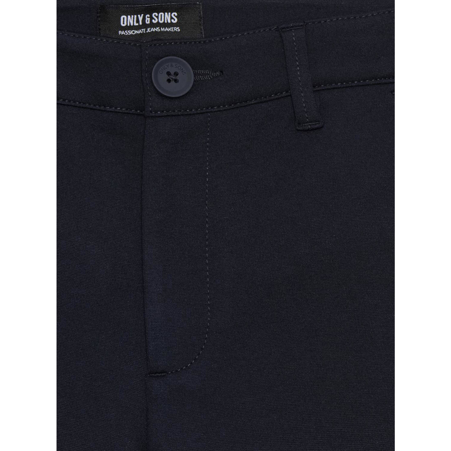 ONLY & SONS JUNIOR chino short donkerblauw