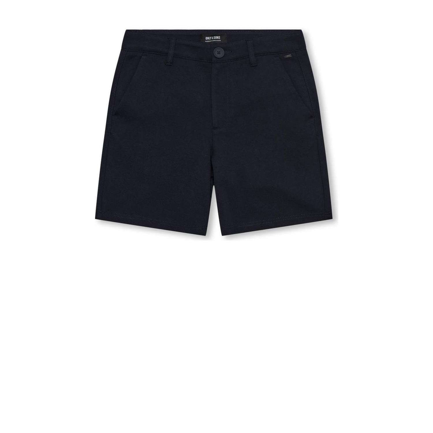 ONLY & SONS JUNIOR chino short donkerblauw
