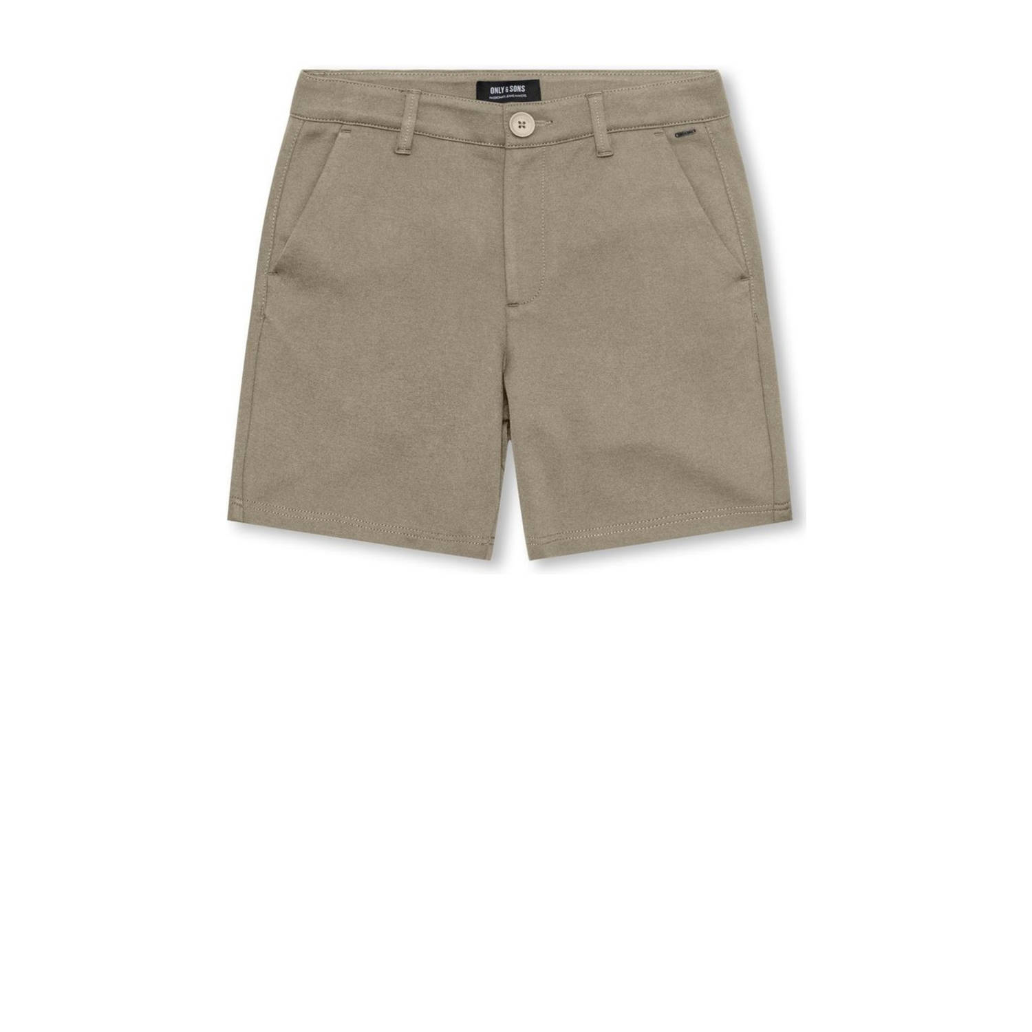 ONLY & SONS JUNIOR chino short zand