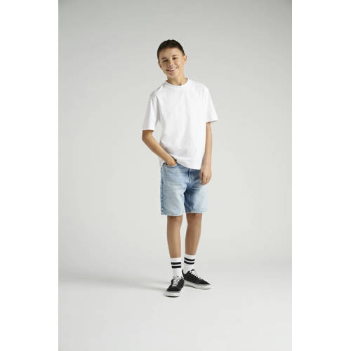ONLY & SONS JUNIOR denim short light blue denim afbeelding