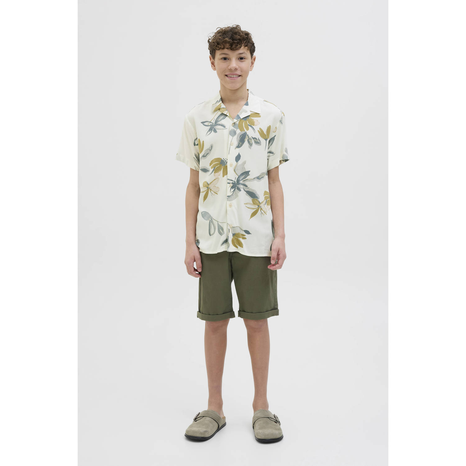 JACK & JONES JUNIOR overhemd wit