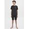 JACK & JONES JUNIOR T-shirt + korte broek zwart