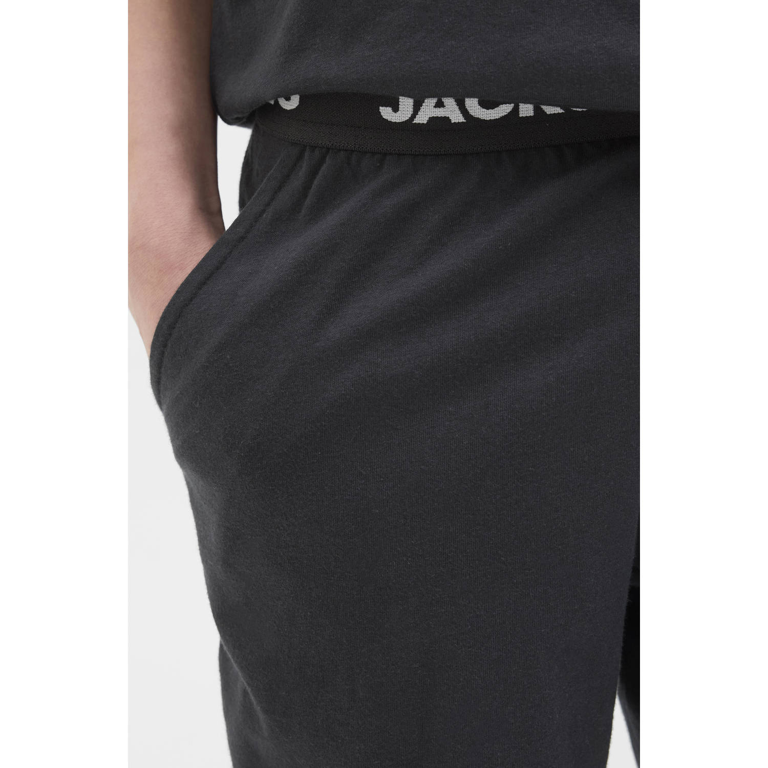 JACK & JONES JUNIOR T-shirt met korte broek zwart