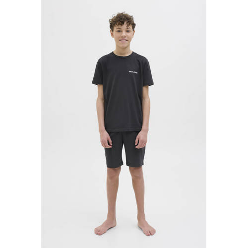 JACK & JONES JUNIOR T-shirt met korte broek zwart afbeelding