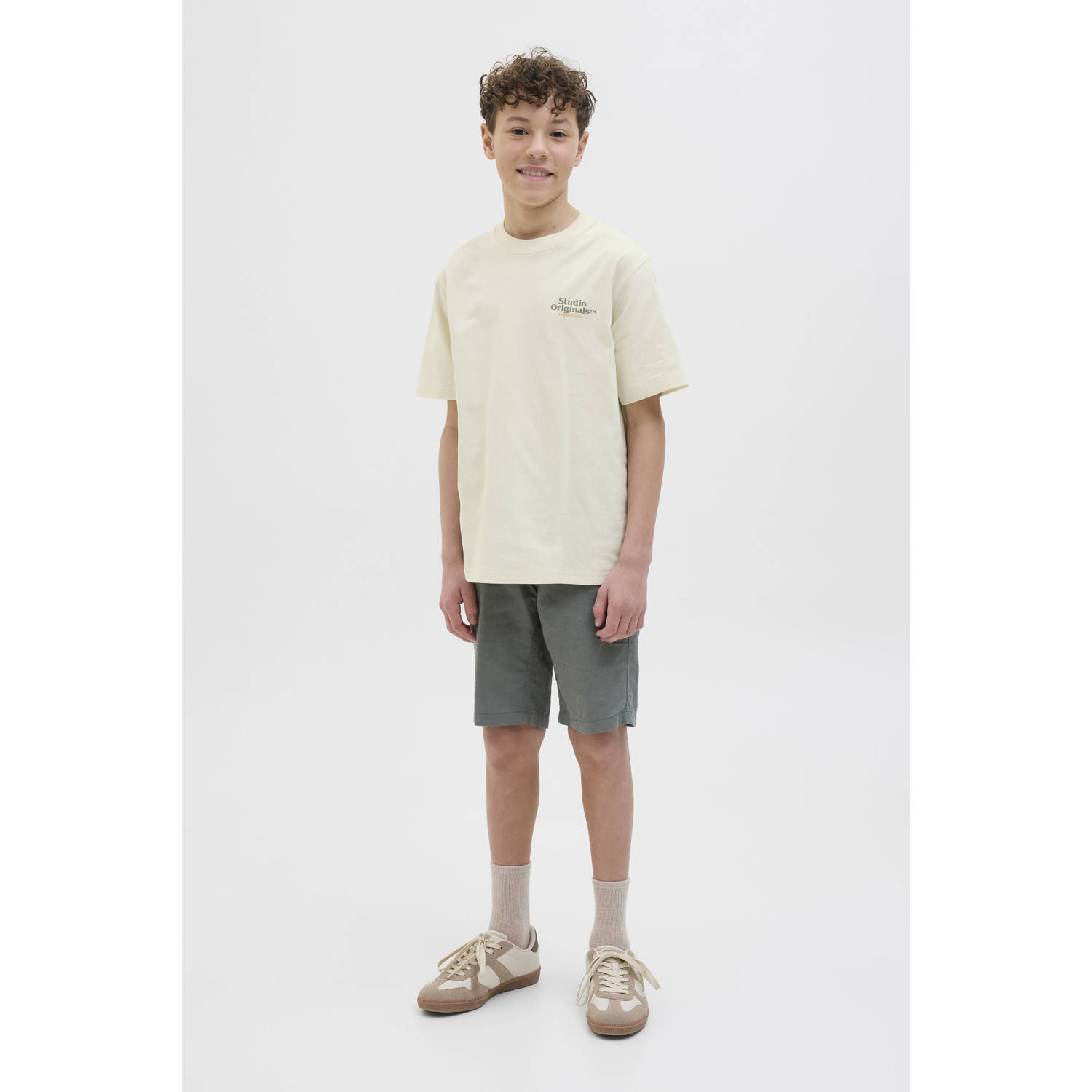 JACK & JONES JUNIOR T-shirt ecru