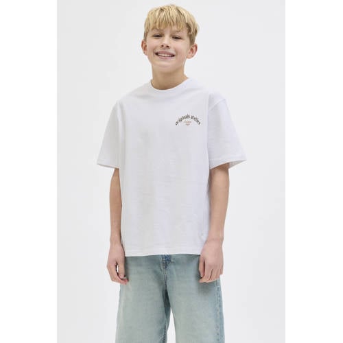 JACK & JONES JUNIOR T-shirt wit afbeelding
