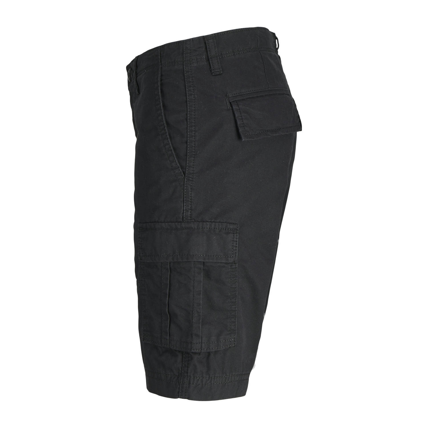 JACK & JONES JUNIOR relaxed cargo short zwart