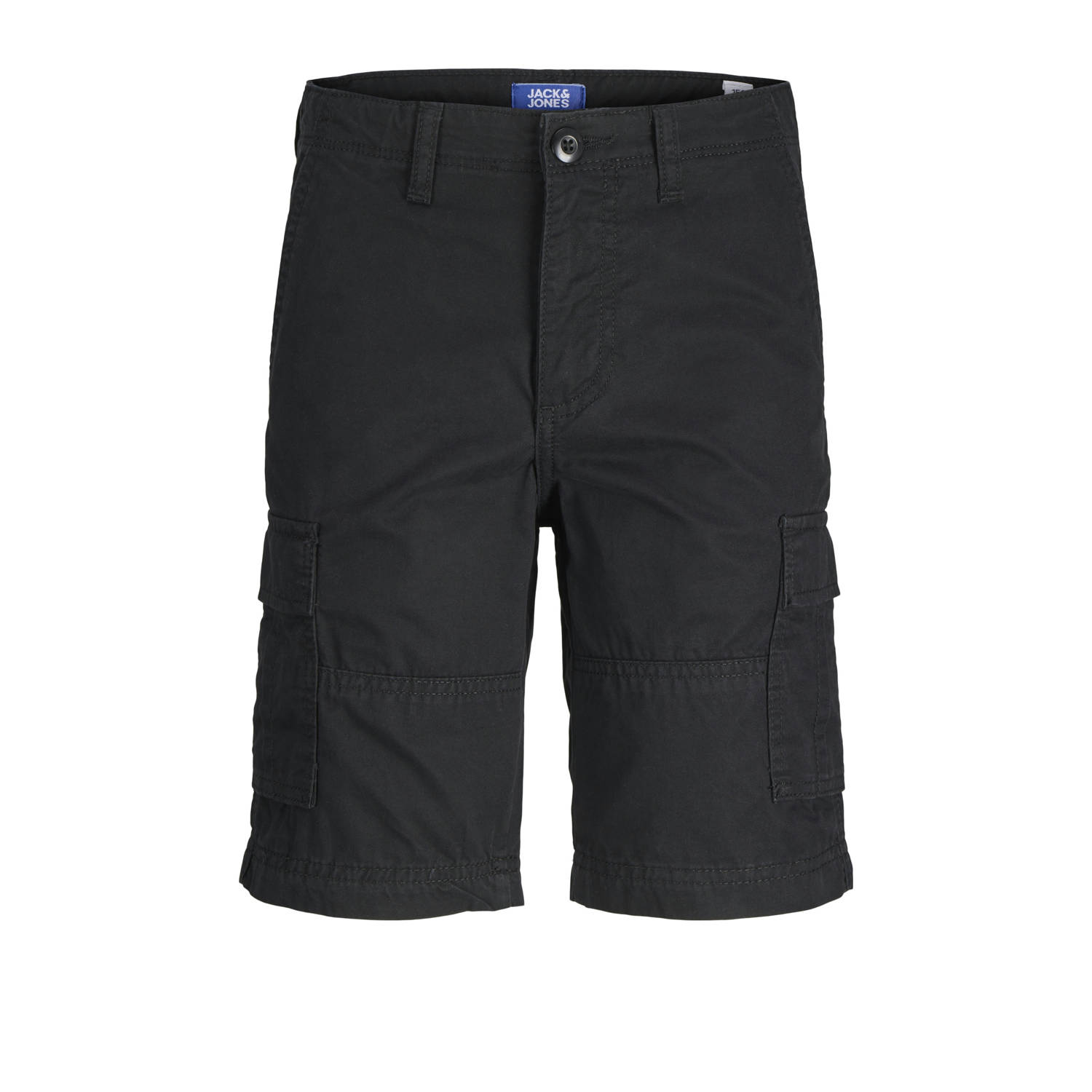Jack & jones Regular fit korte cargobroek met labelpatch model 'BOWIE'