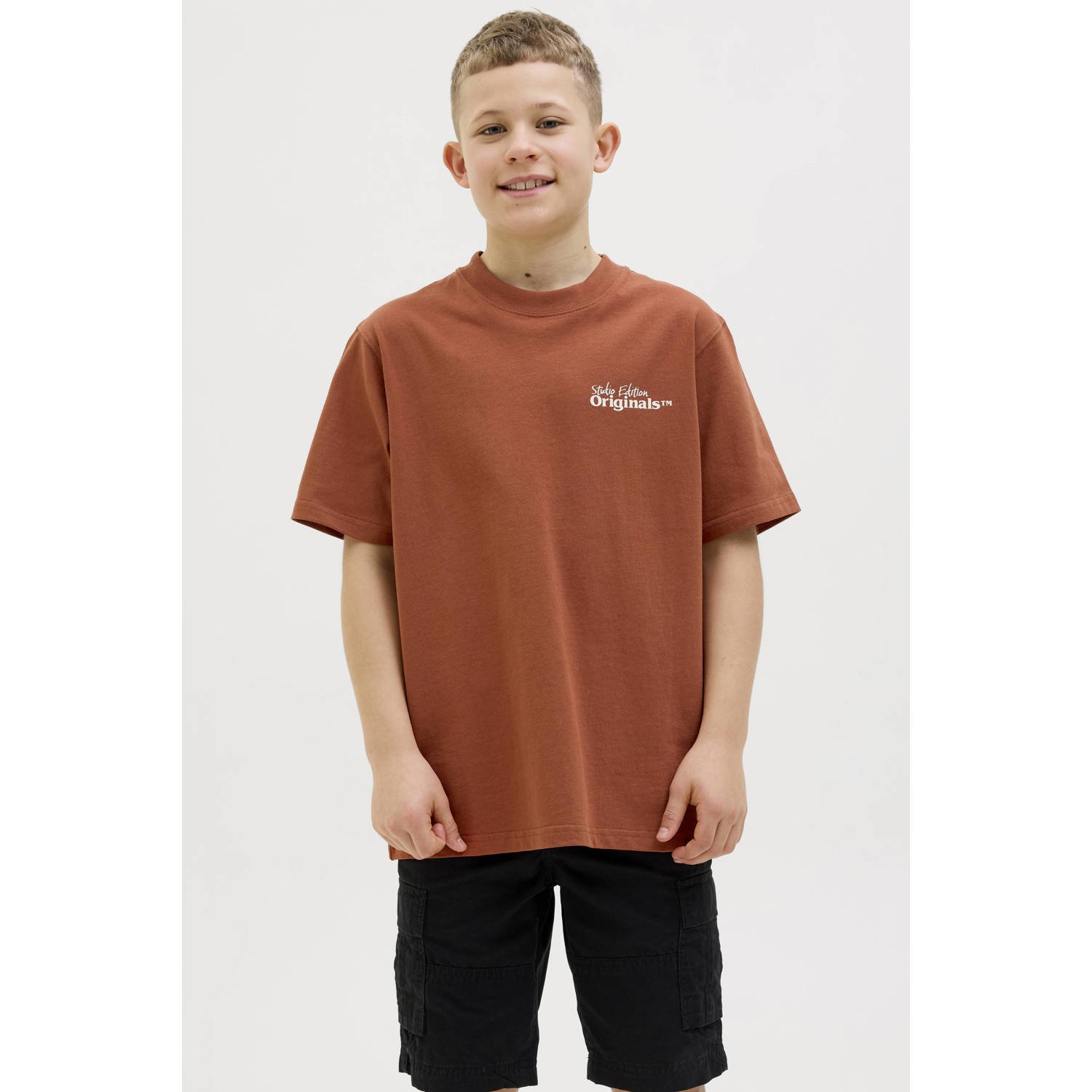 JACK & JONES JUNIOR T-shirt bruin