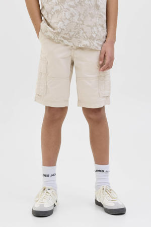 relaxed cargo short ecru