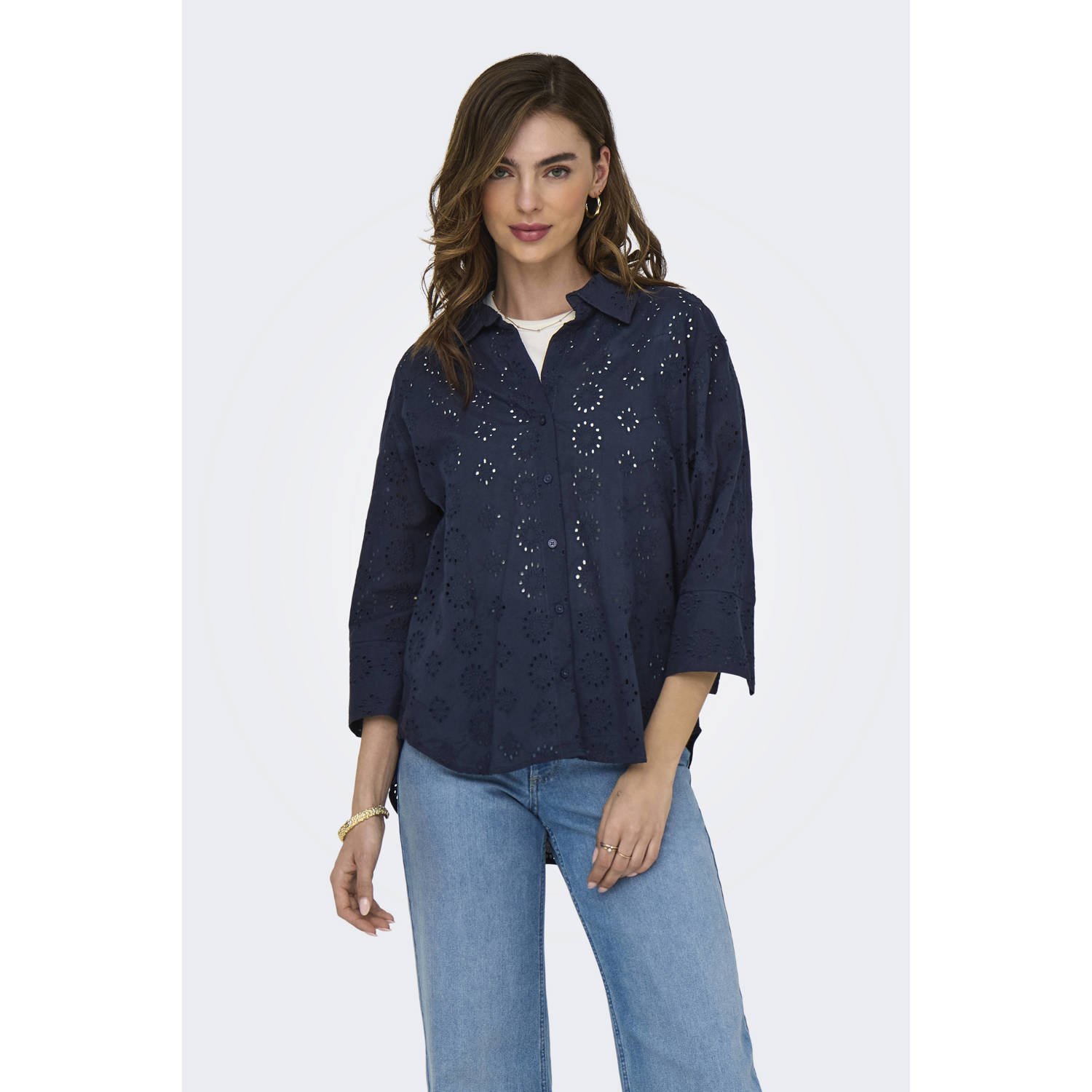 JDY Overhemdblouse TALLIE 3 4 LONG SHIRT WVN NOOS