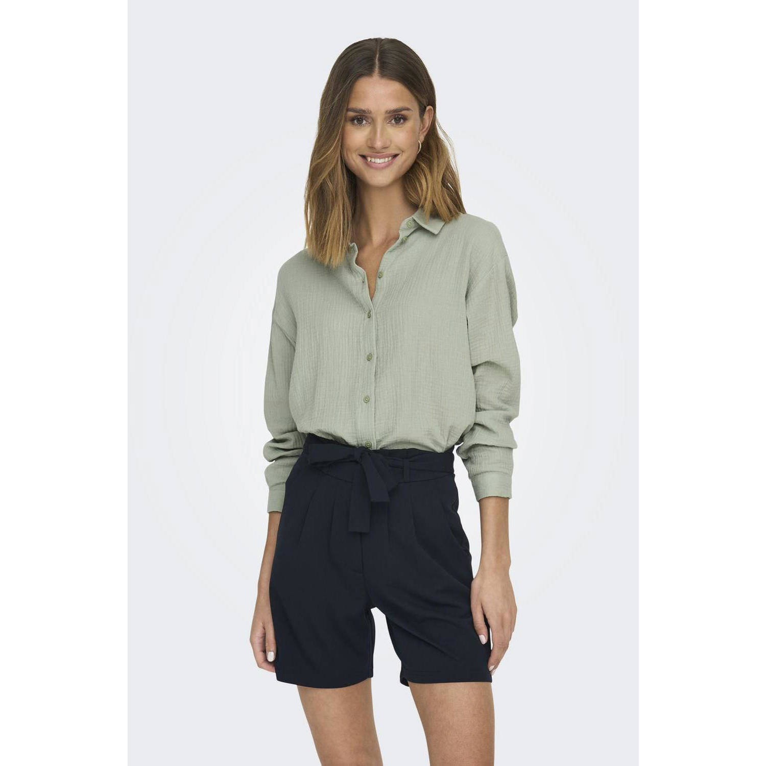 JDY blouse lichtgroen