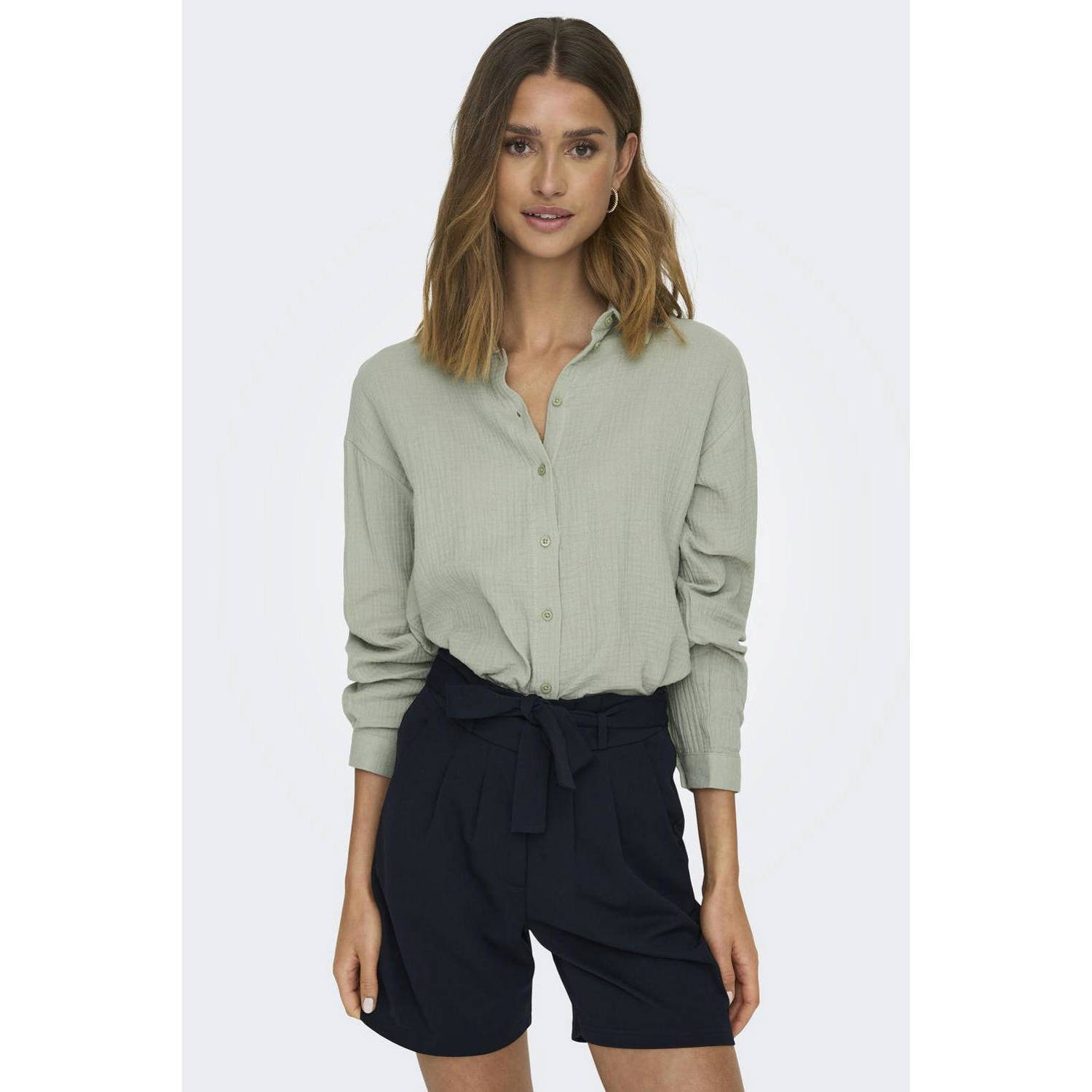 JDY blouse lichtgroen