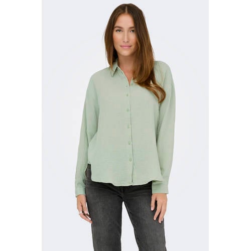 JDY blouse lichtgroen afbeelding