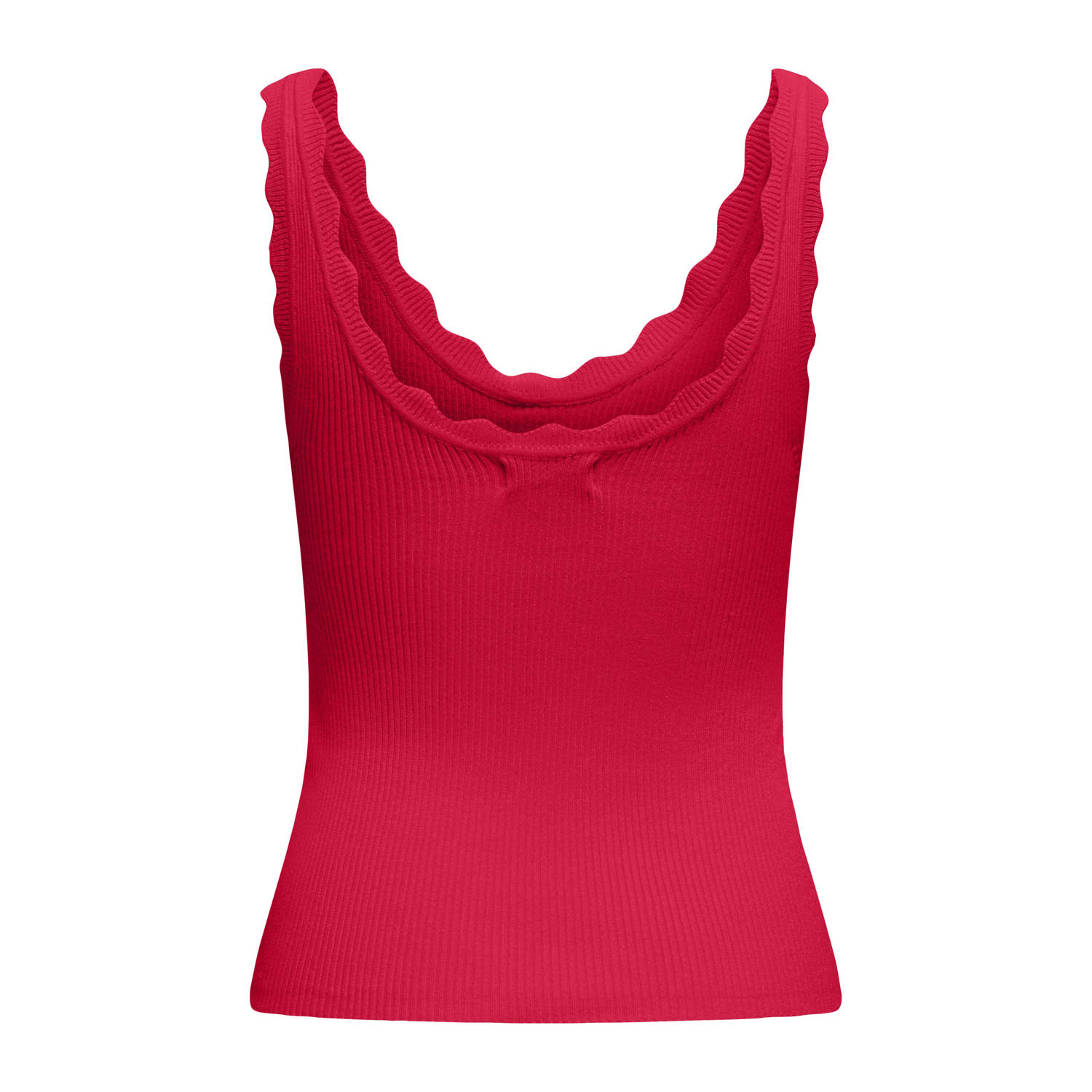 JDY mouwloze top rood