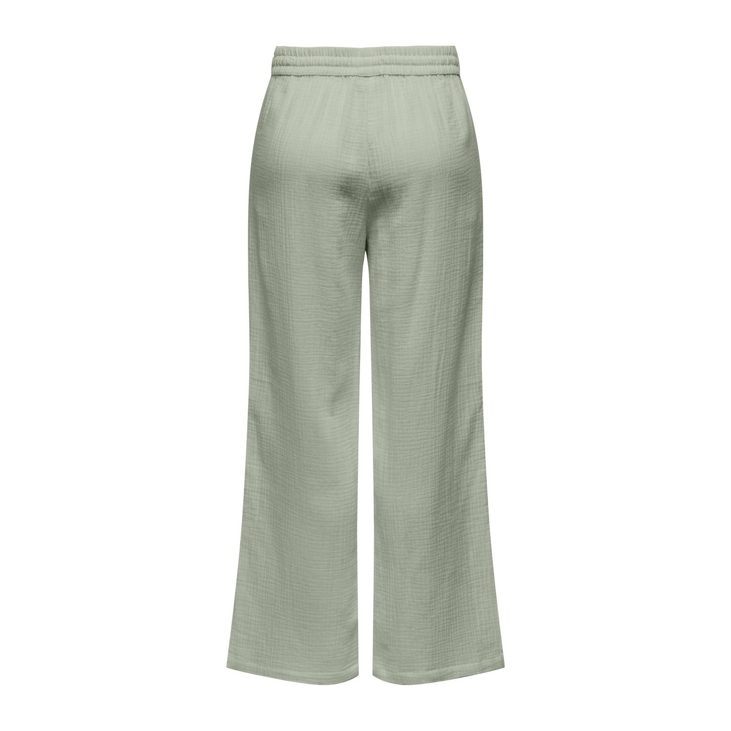 JDY wide leg regular waist casual broek grijsblauw