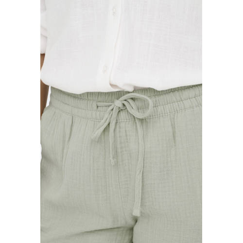 JDY wide leg regular waist casual broek grijsblauw afbeelding