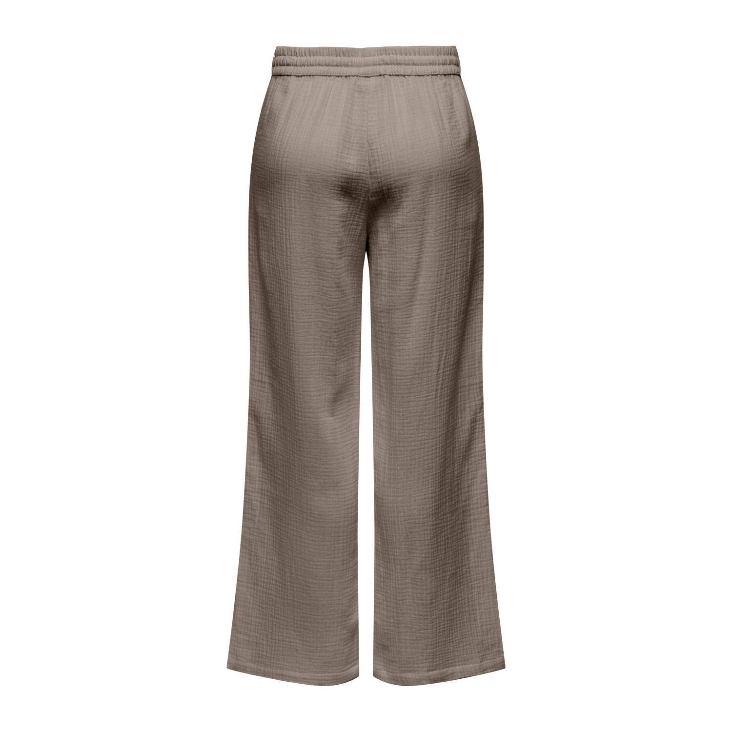 JDY wide leg regular waist casual broek lichtkaki