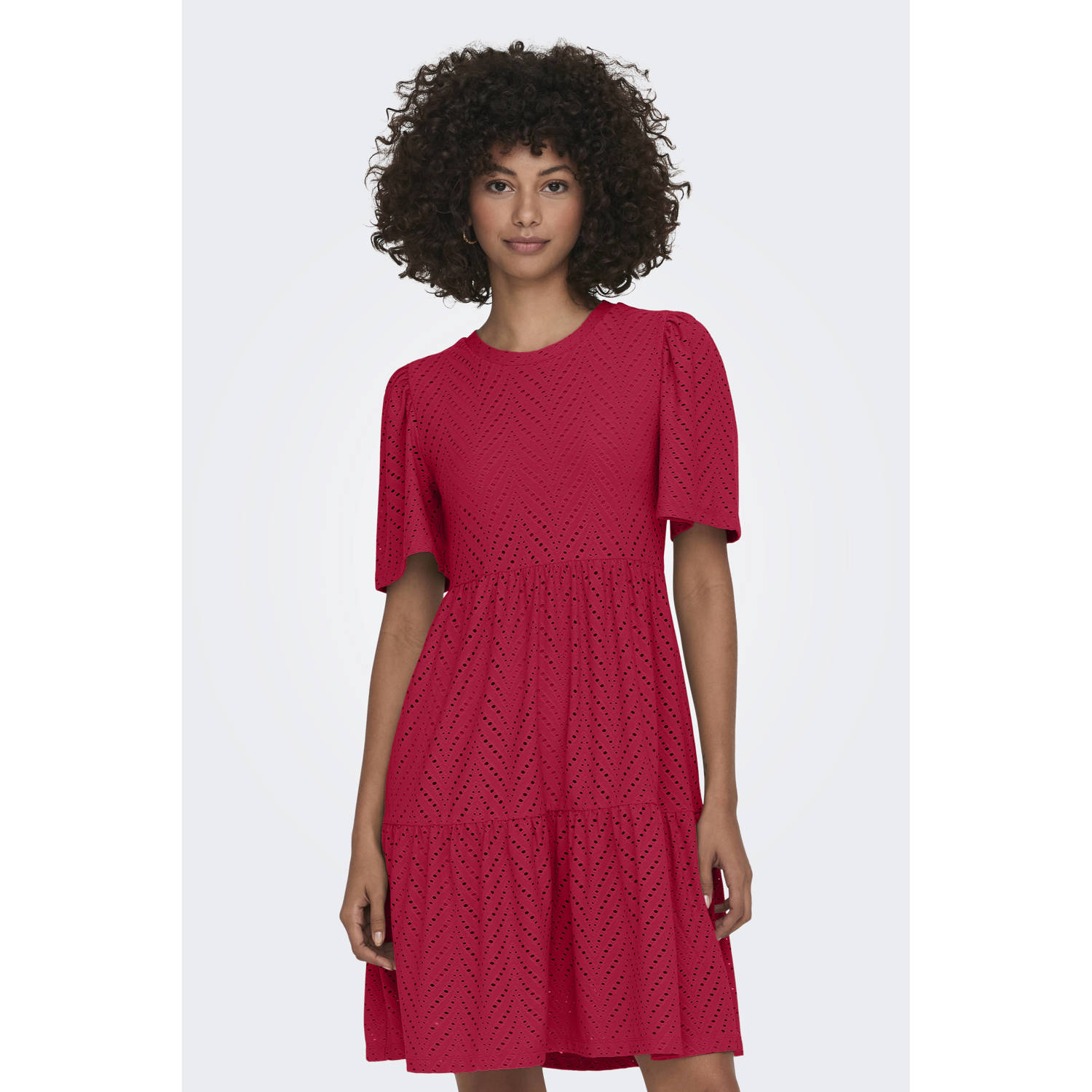 JDY trapeze jurk ajour