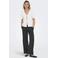 JDY wide leg regular waist casual broek antraciet