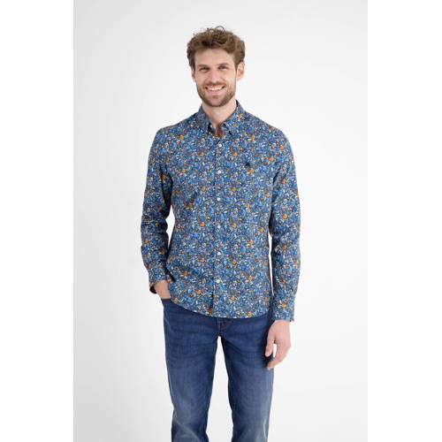 LERROS regular casual overhemd blauw afbeelding