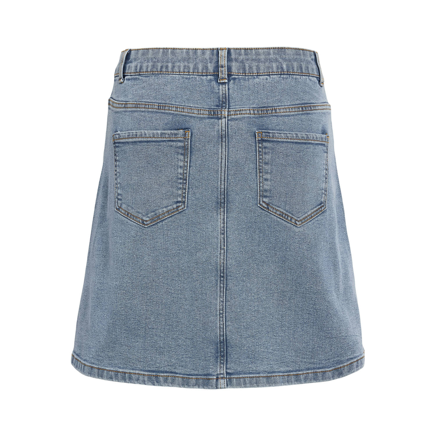 NOISY MAY Curve spijkerrok light blue denim