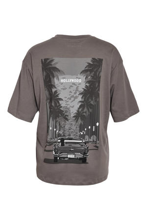 T-shirt grijsbruin