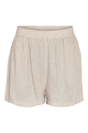 high waist casual short zand