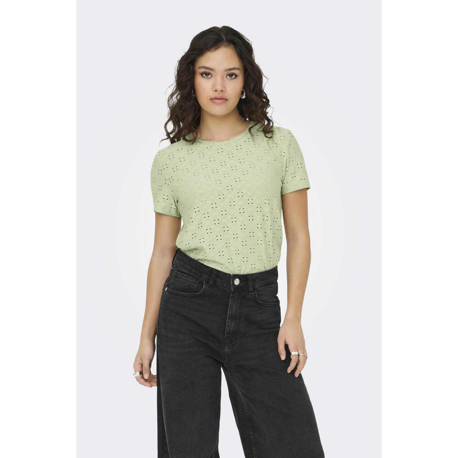 JDY top broderie
