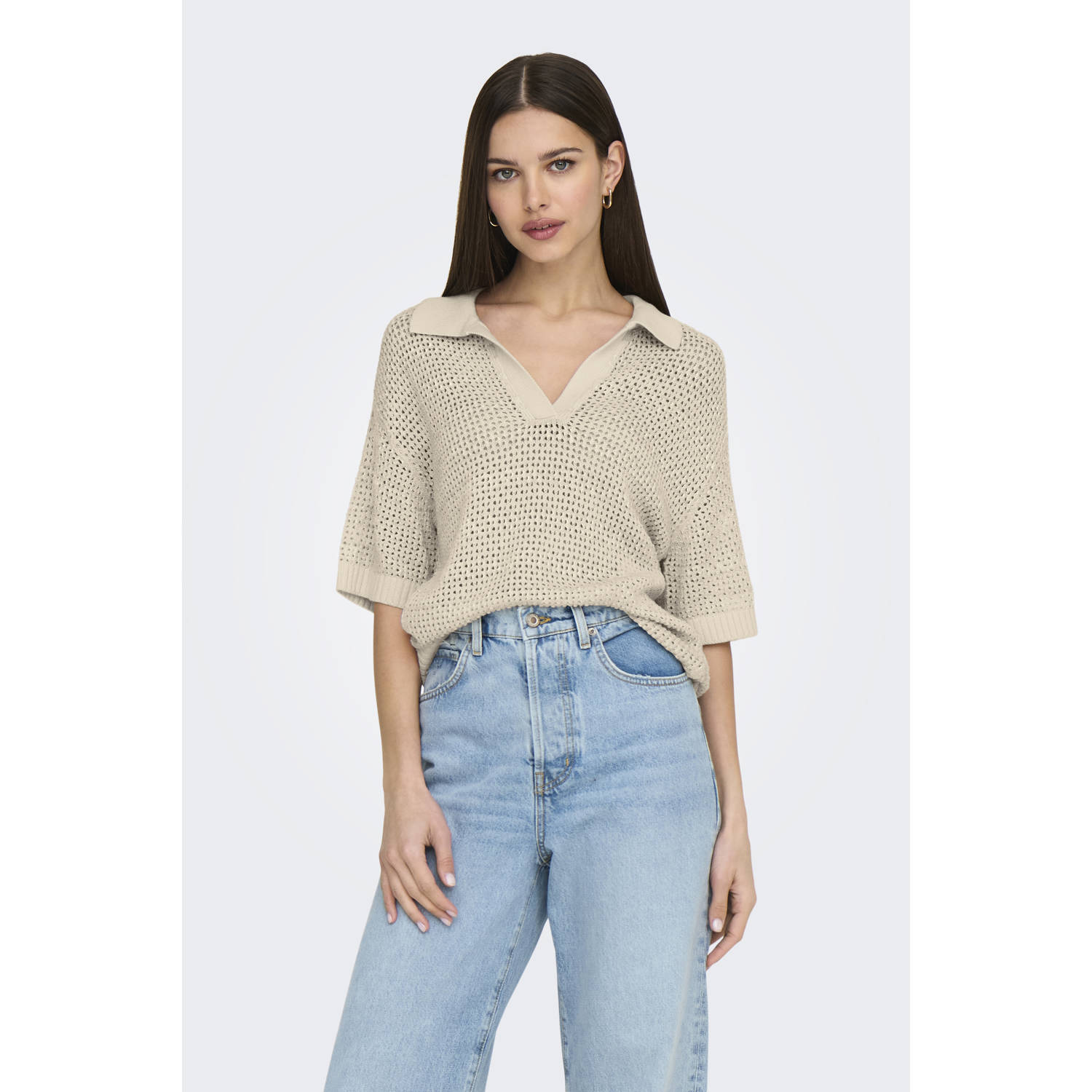 JDY Tikka Knit Polo Dames