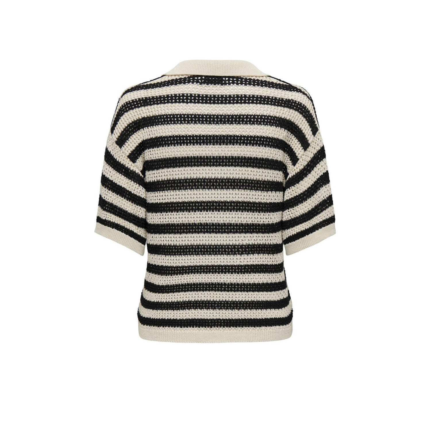 JDY top ecru crochet
