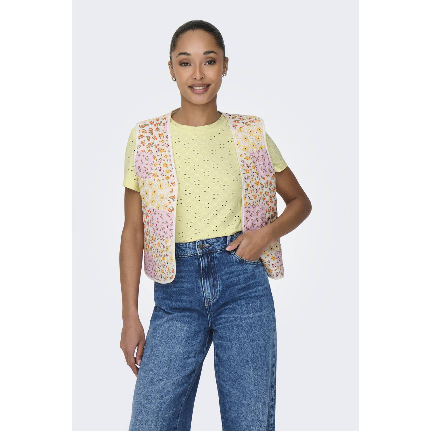 JDY top broderie