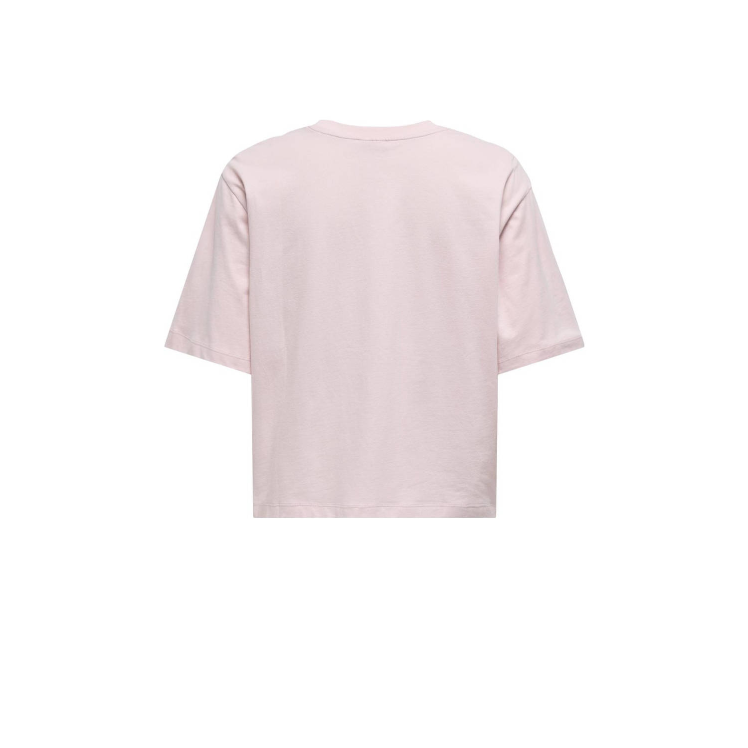 JDY T-shirt lichtroze